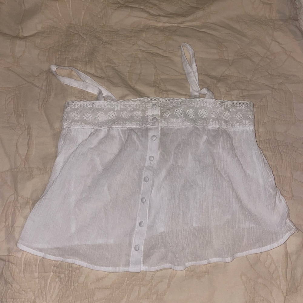 Light weight white tank top